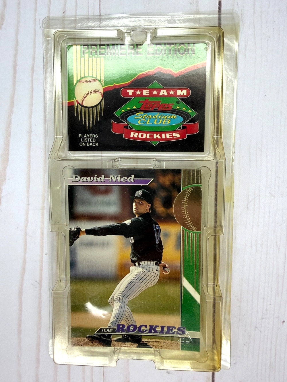 1993 Topps Stadium Club Colorado Rockies First Year Factory Team Set Sealed